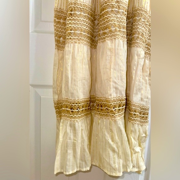 Bohemian Cotton Maxi Dress NWT - Picture 5 of 10